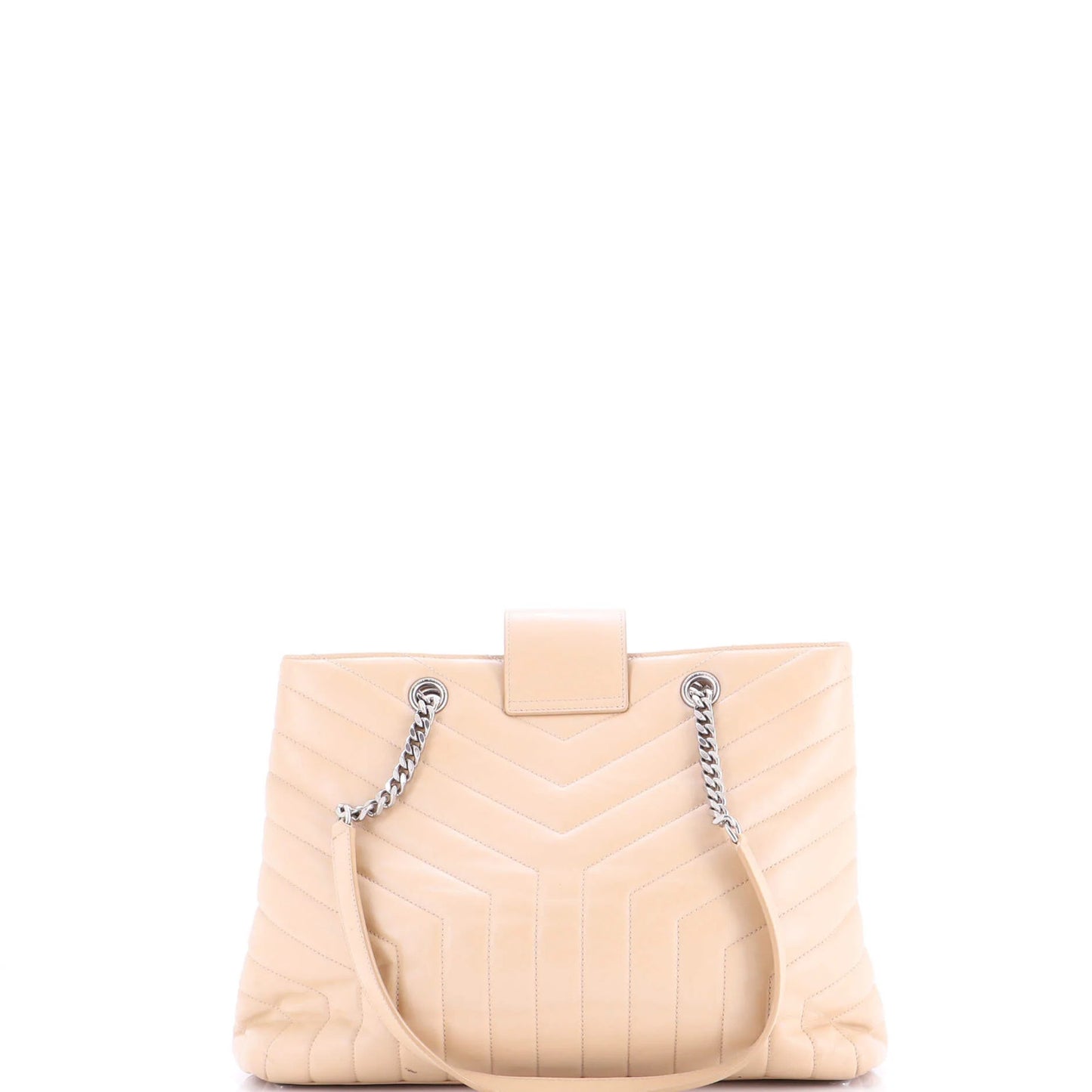 Saint Laurent Loulou Tote Matelasse Chevron Leather Large