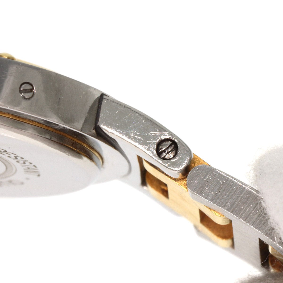 SSxGP HERMES Clipper Old Belt Watches Stainless Steel/