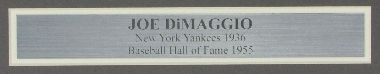 Joe Dimaggio Hof Yankees Signed/Auto 11X14 1936