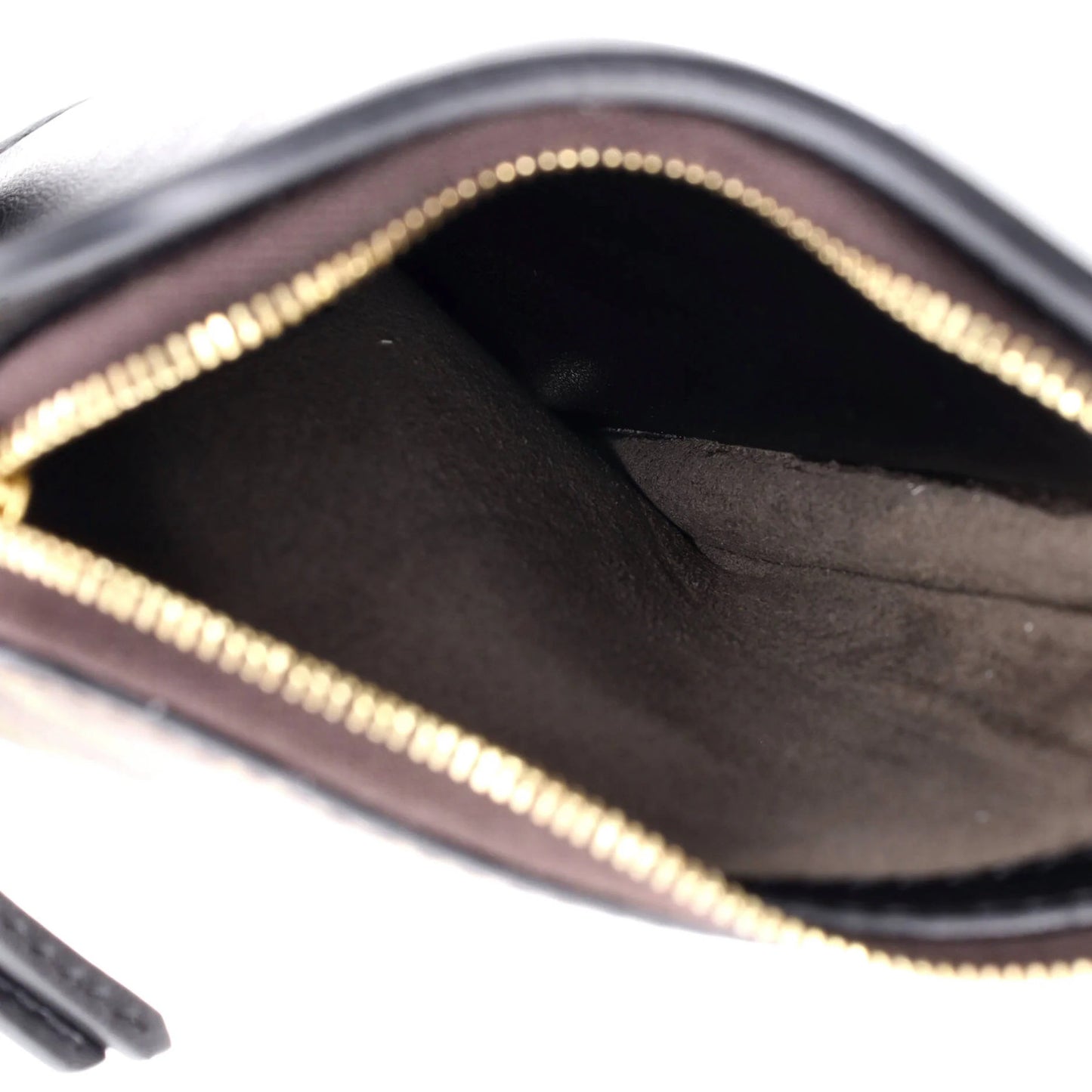 Fendi Bustine 3 Pockets Crossbody Bag Leather And Zucca Coated Canvas Mini