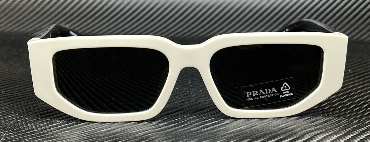 PRADA PR 09ZS 1425S0 White Dark Grey Men's 54 mm