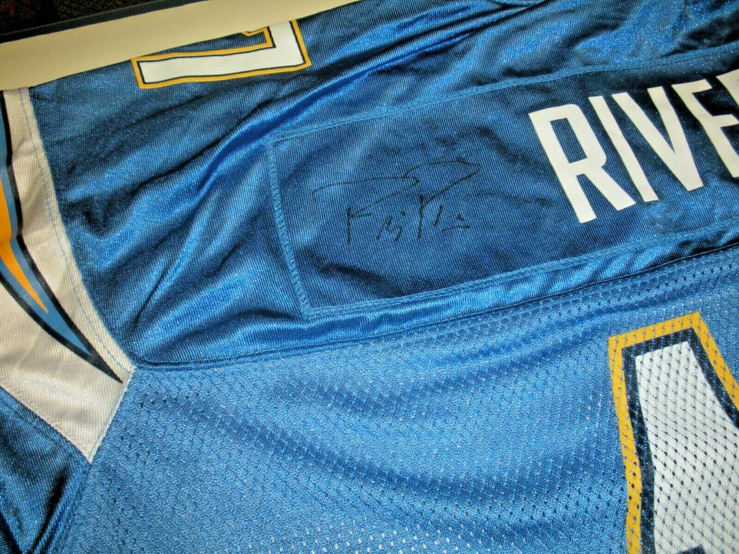 Philip Rivers Sandiego Chargers Hof W/Coa Signed