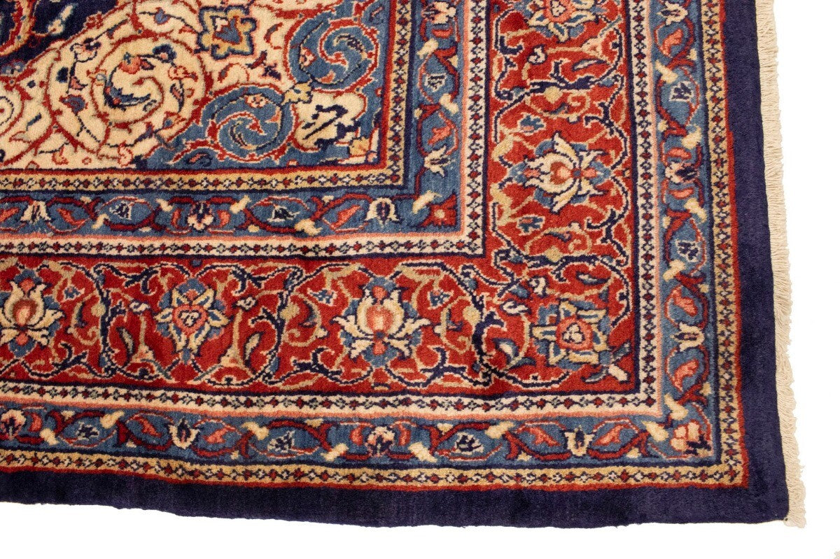 Handmade Vintage Oriental Rug 10X13 Ft Floral