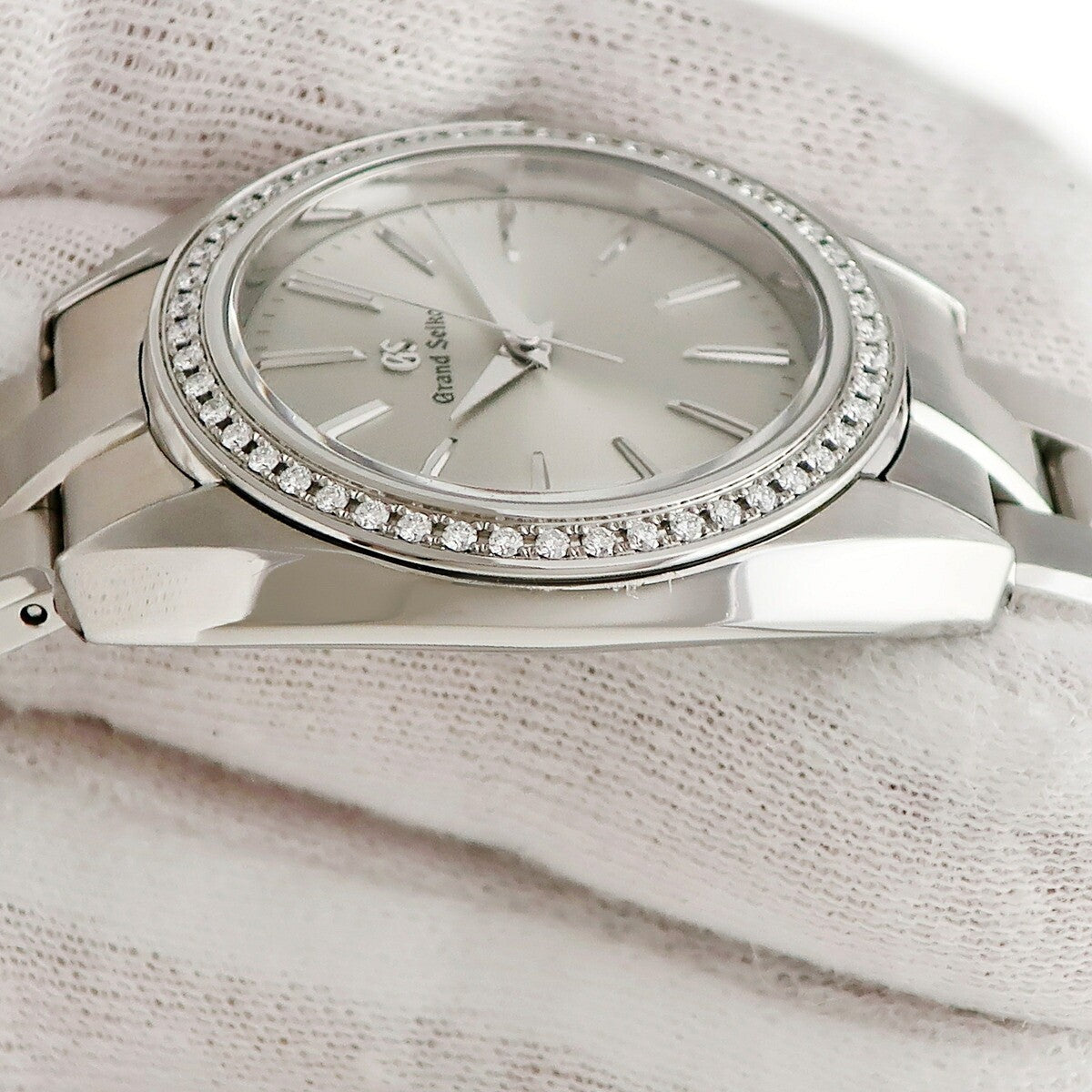 Grand Seiko Bezel Diamond Master Shop Limited Stgf263 Used Watch #71021
