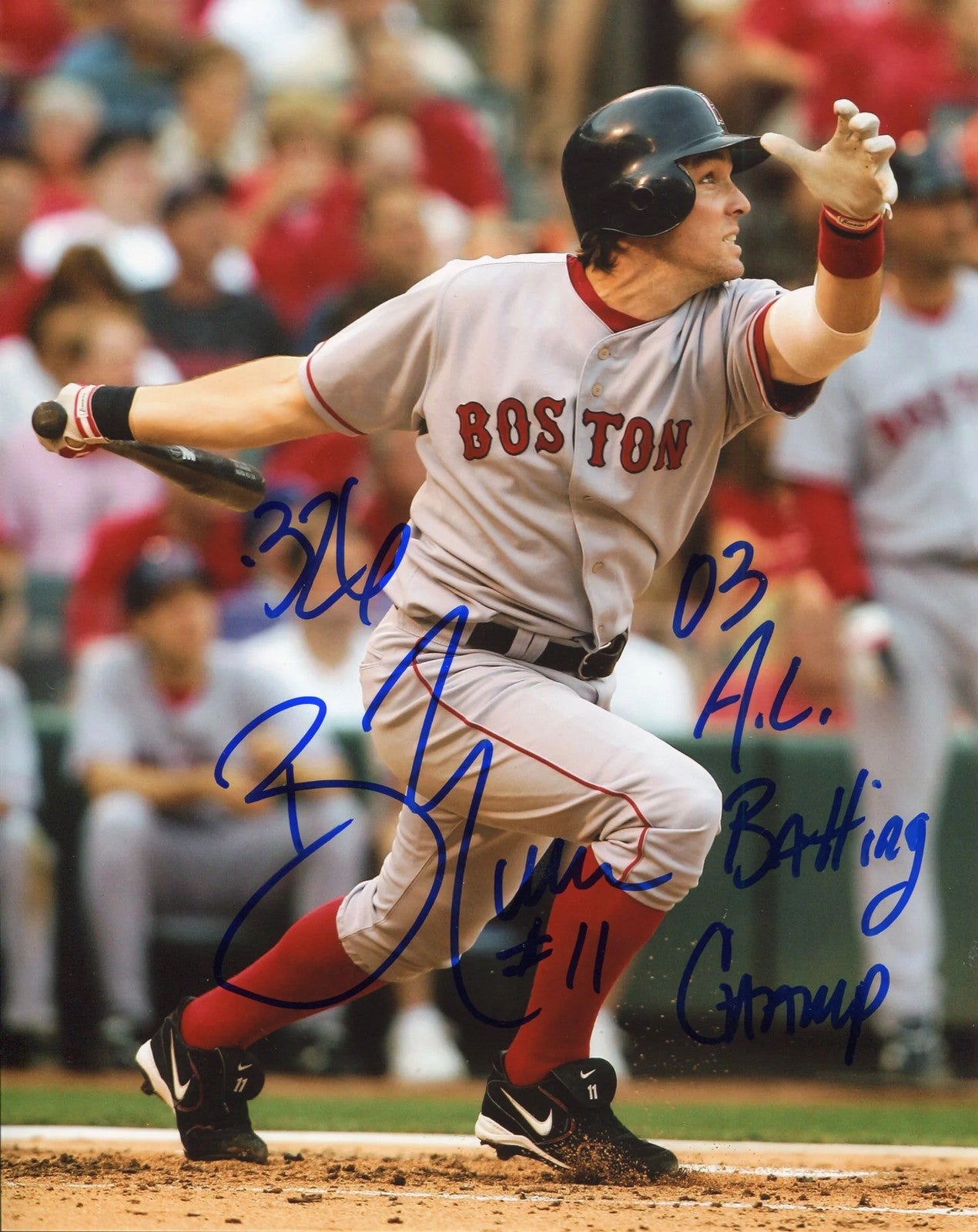 Bill Mueller ".326 03 Al Batting Champ" Autographed 8X10 Photo