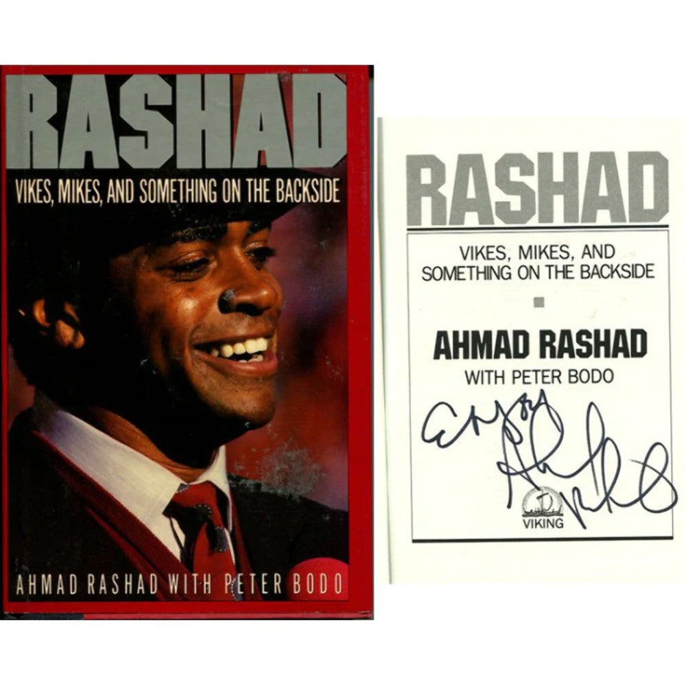 Ahmad Rashad Autographed 'Rashad' Book