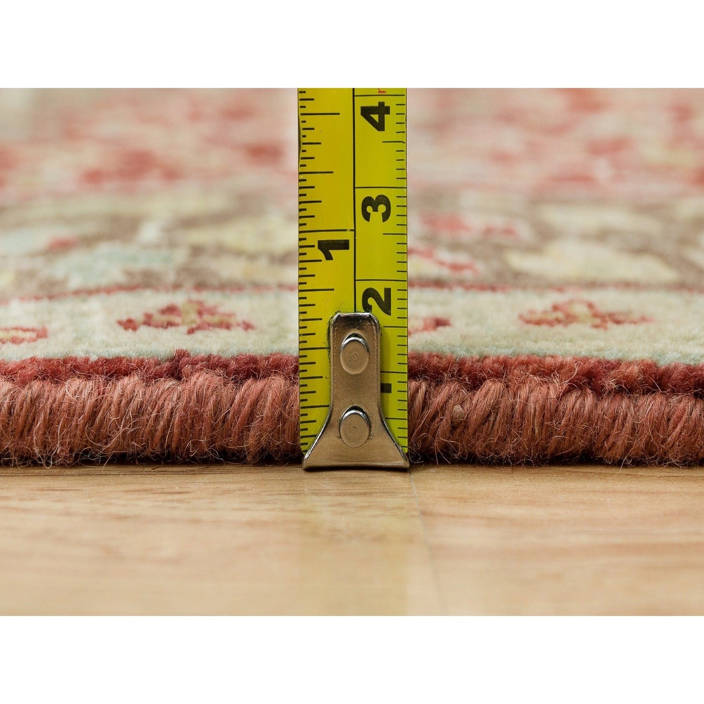 2'6"X10'1" Upsdell Red Haji Jalili Design Hand Knotted Wool Runner Rug