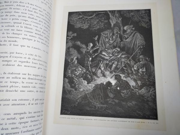 Engrav 1863 Hachette Don Quixote Gustave Dor First Edition 2 Vols Complete Wood