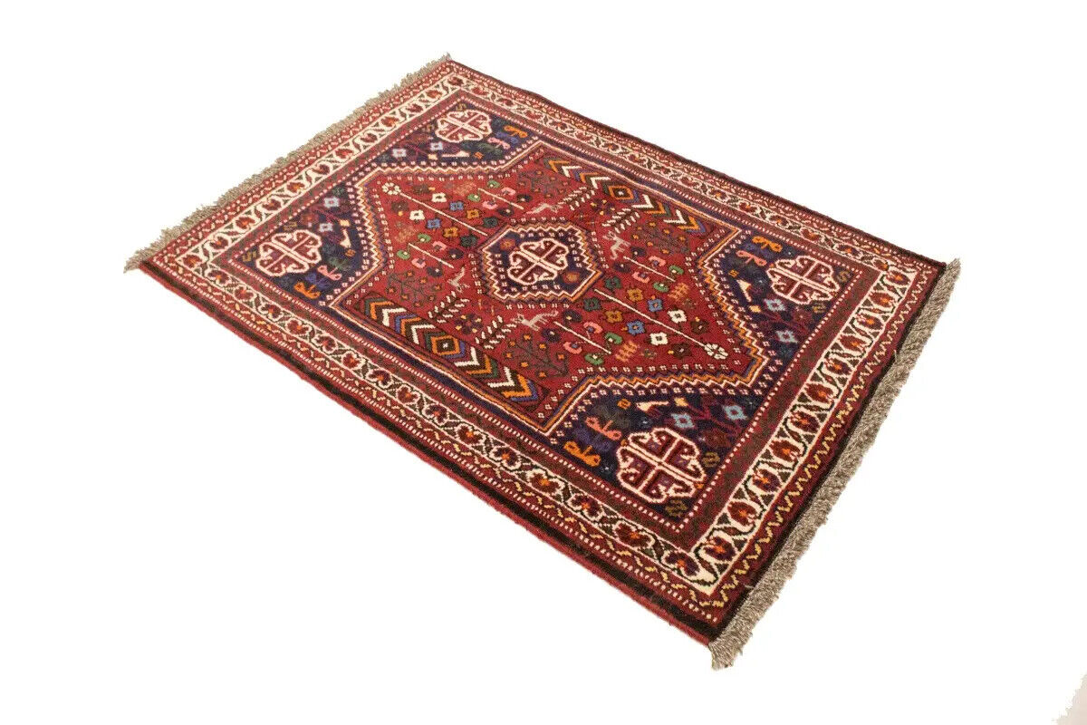Handmade Tribal Oriental Rug Geometric Wool