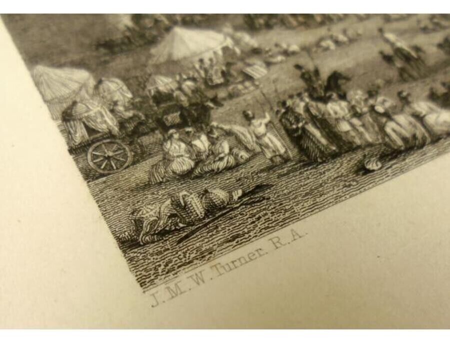 George Francis White - Views In India Himalaya Mountains 1838 Original Etching