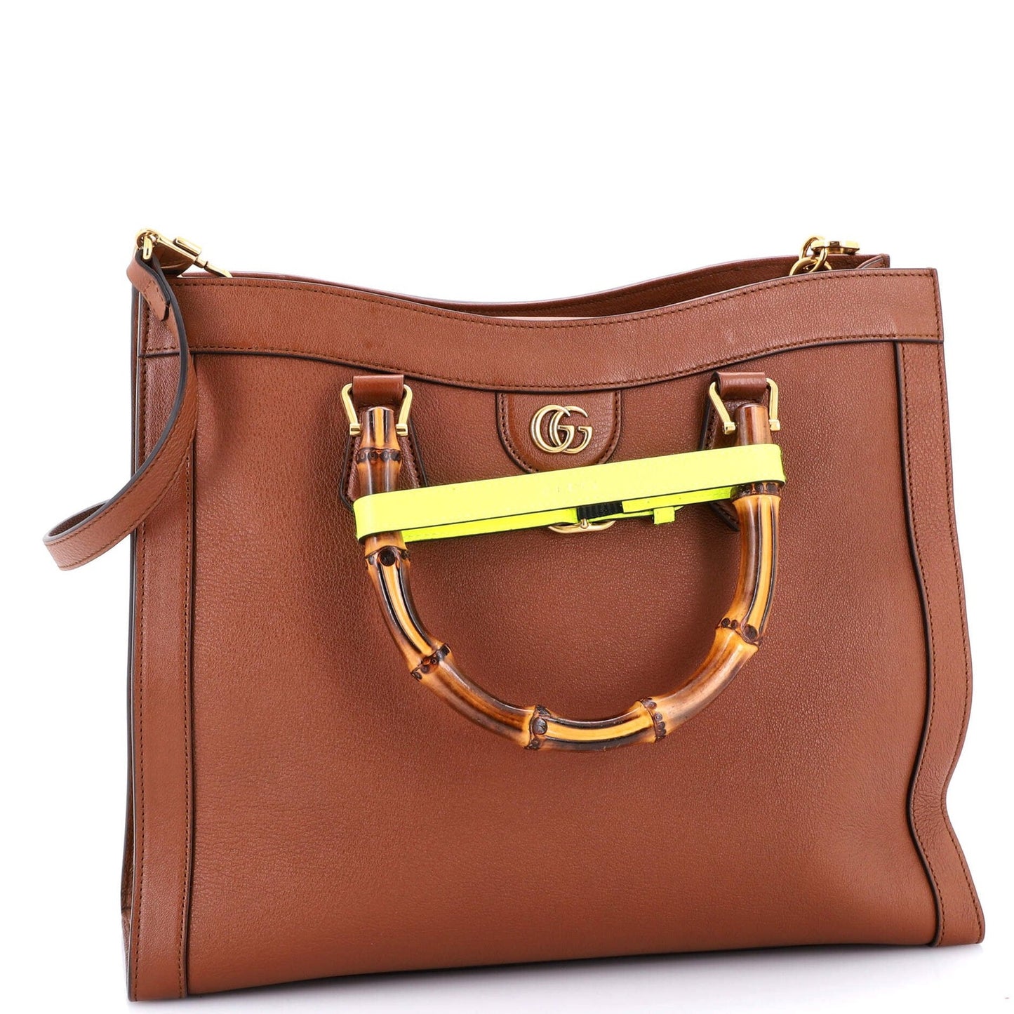 Gucci Diana Nm Bamboo Handle Tote Leather Medium