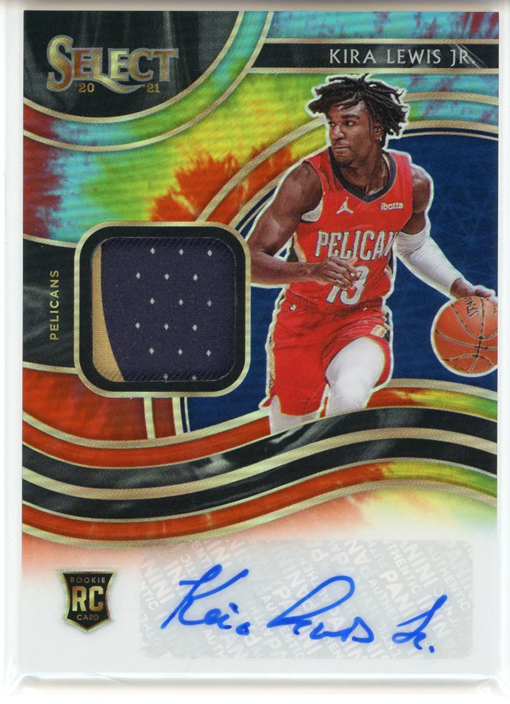 Kira Lewis Jr. Autographed 2020-21 Panini Select