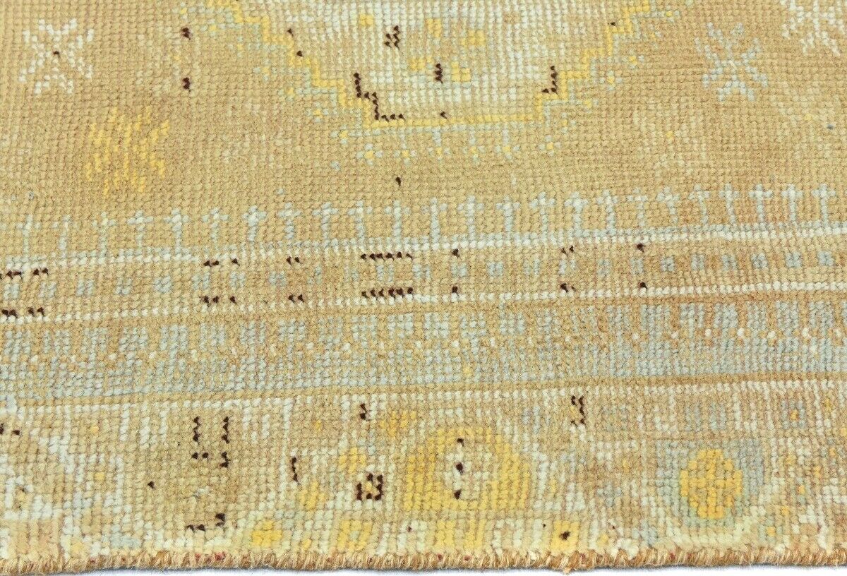 4X9 Ft Vintage Wool Tribal Runner Rug Distressed