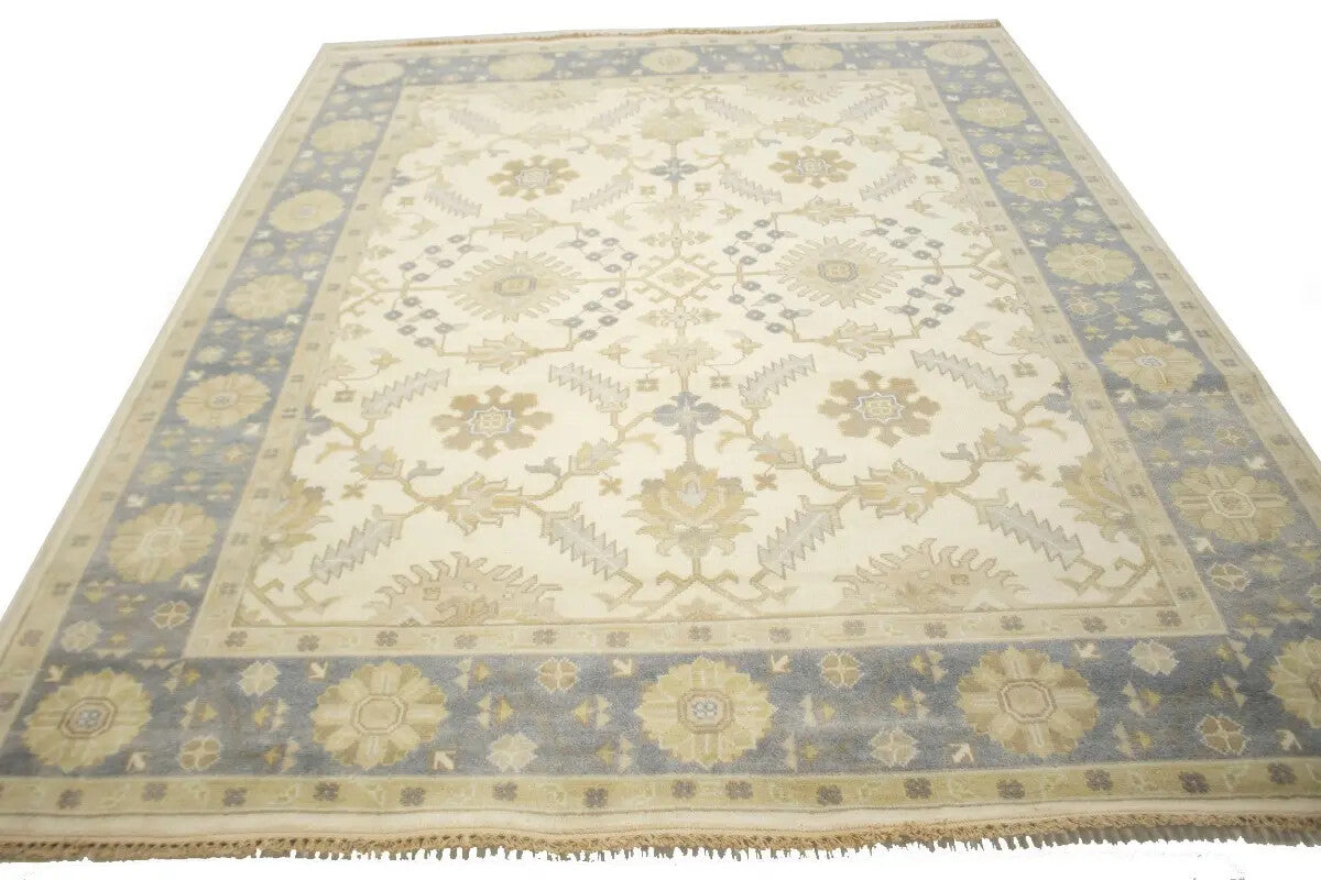 8X10 Ft Handmade Vintage Oriental Rug Muted