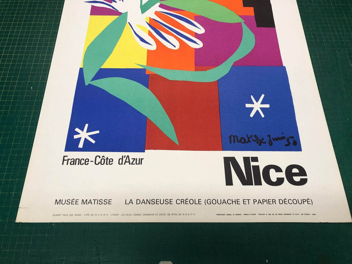 Henri Matisse La Danseuse Creole, Nice, France " Lithograph Moder