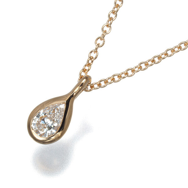 Tiffany&Co. Necklace Diamonds By The Yard Pear-Shaped Diamond 18K Rg