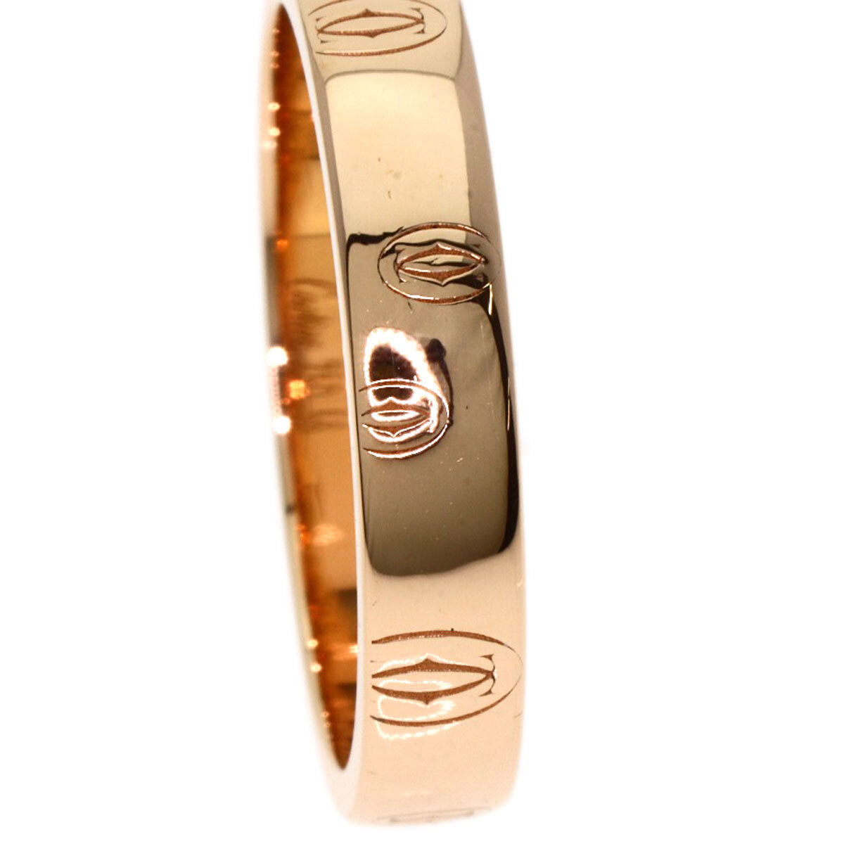 Cartier Ring Happy Birthday # 56 K18 Pink Gold