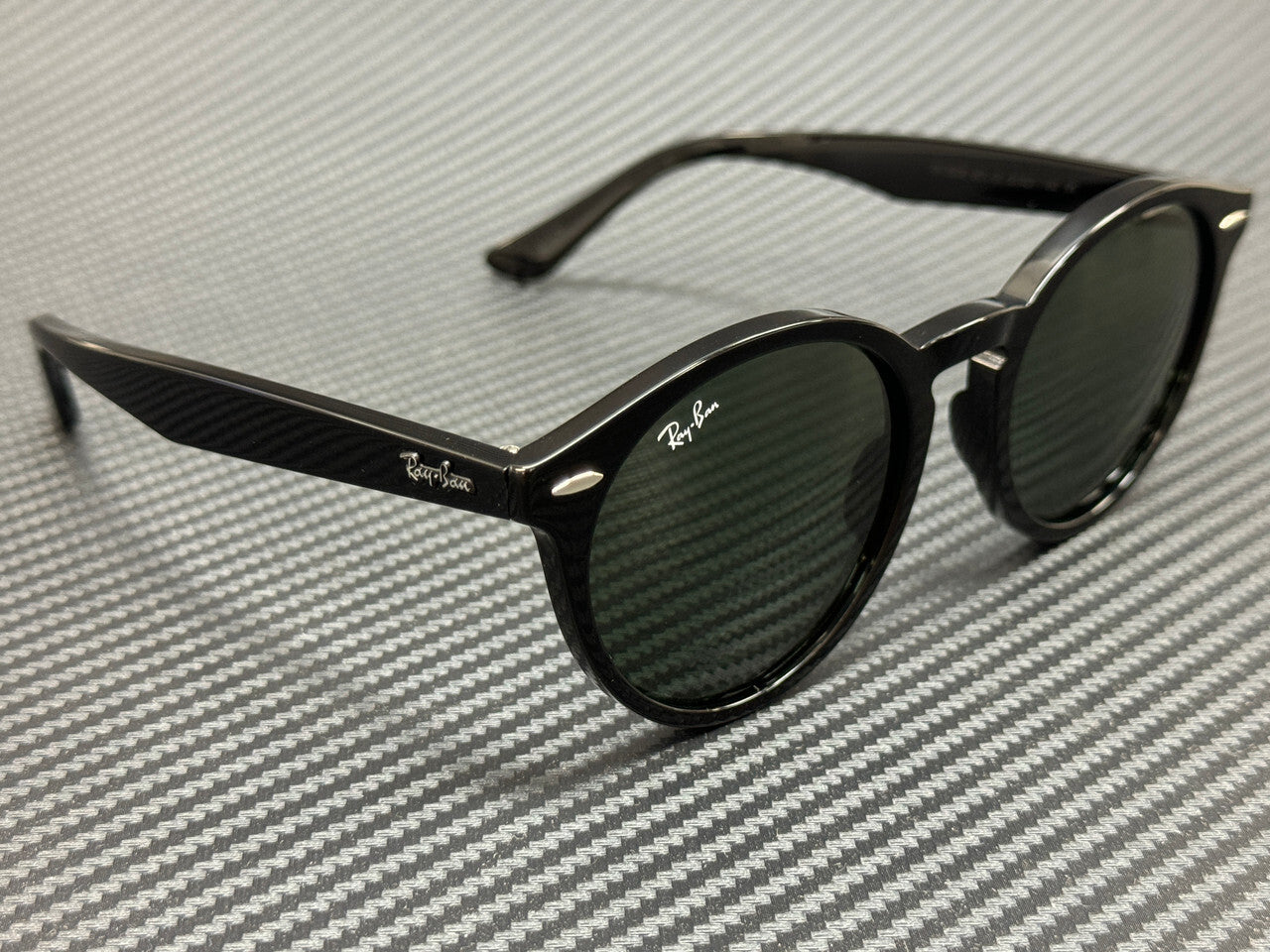 Ray Ban Rb7680S 901 31 Black Green Unisex 51 Mm