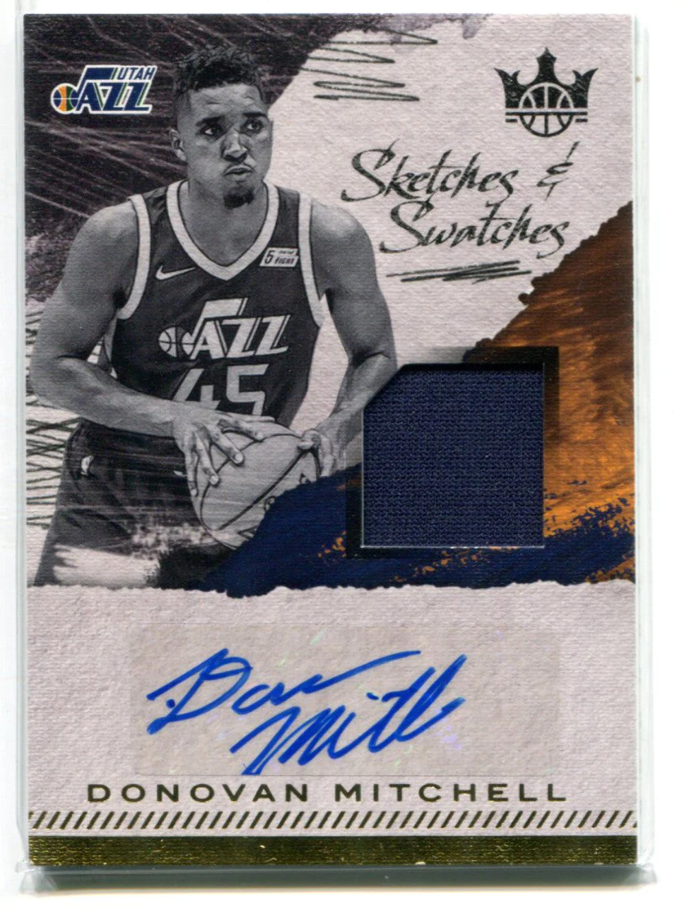 Donovan Mitchell 2017-18 Panini Sketches &
