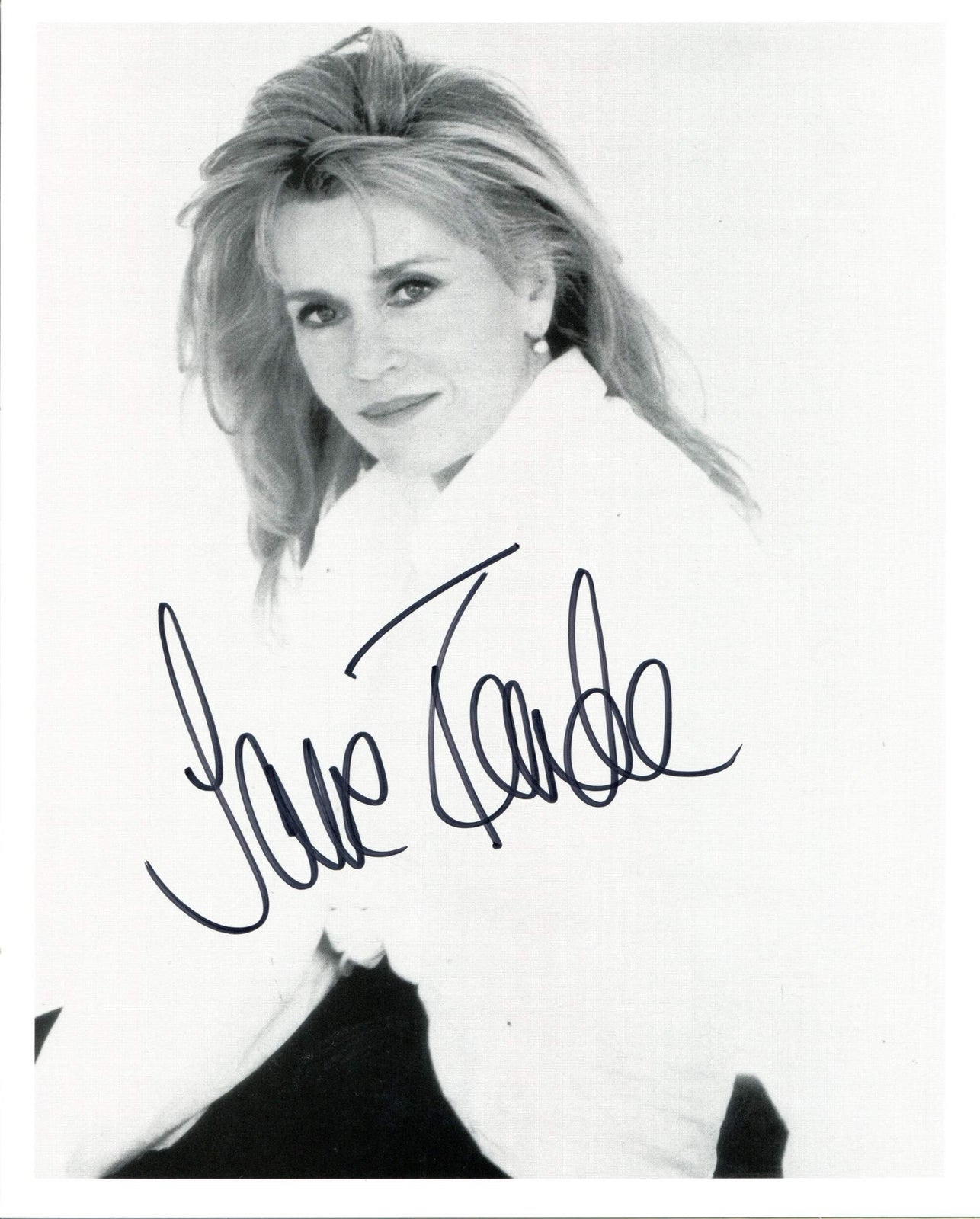 Jane Fonda Autographed 8X10 Photo