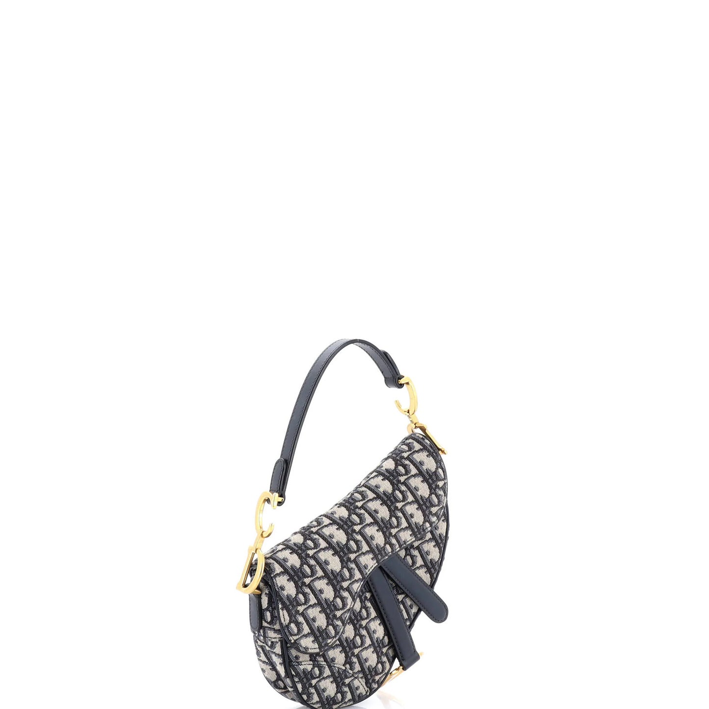 Christian Dior Saddle Handbag Oblique Canvas Mini