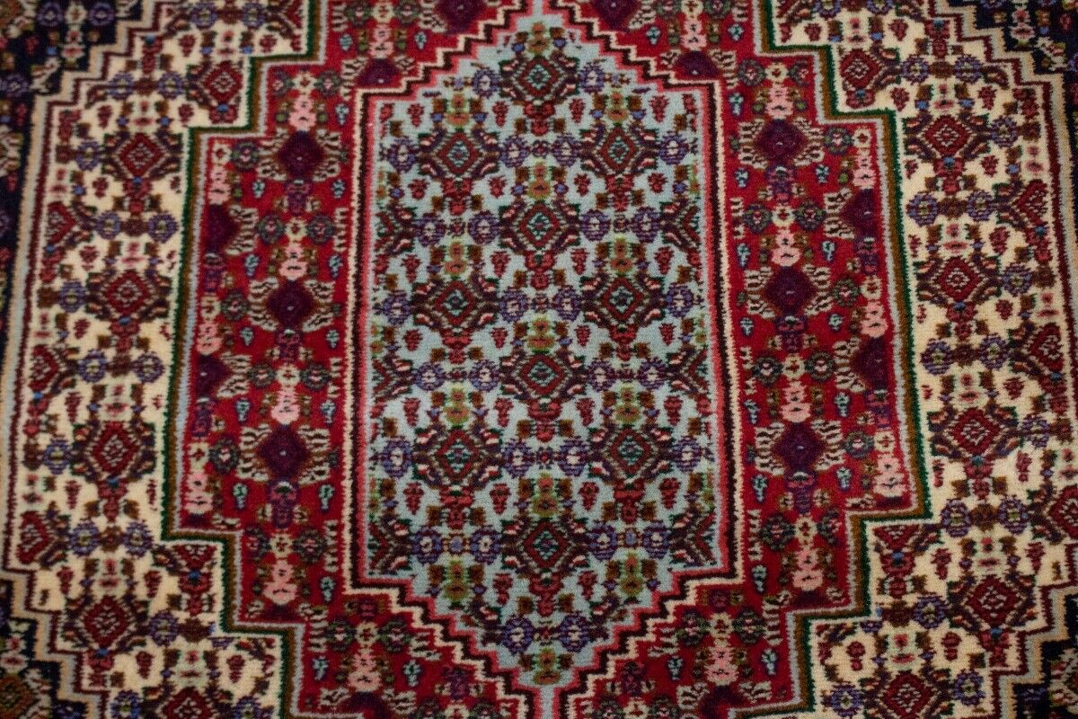 4X6 Ft Handmade Vintage Tribal Geometric Wool