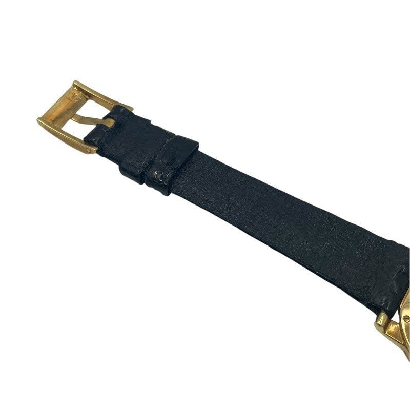 Piaget Dancer 90463 Black K18Yg/Leather Strap