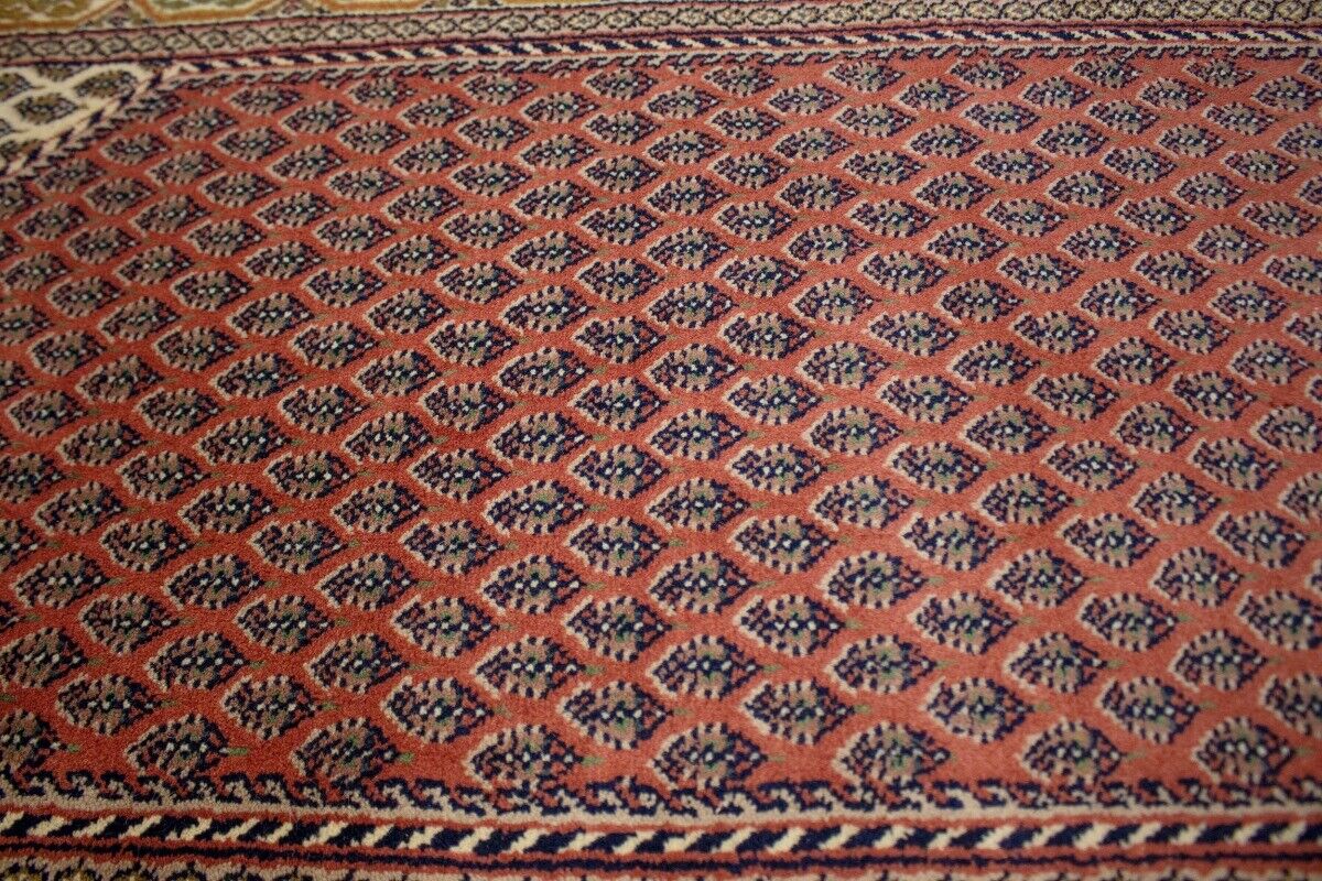 Handmade Indo-Botemir Oriental Rug Paisley Floral