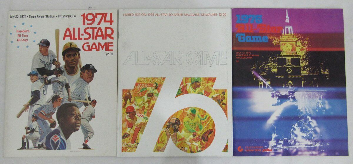 1974-2013 Mlb All Star Game Program Run All 40