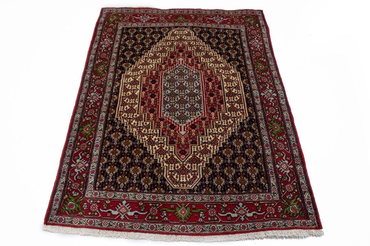 4X6 Ft Handmade Vintage Tribal Geometric Wool