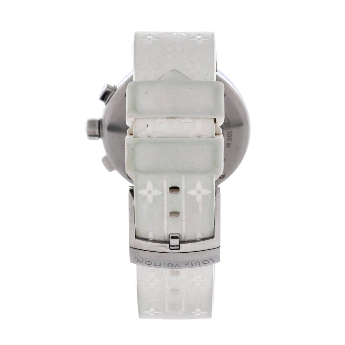 Louis Vuitton Tambour Lovely Cup Chronograph Quartz Watch Stainless Steel