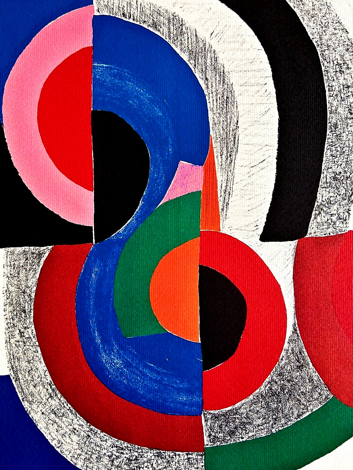 Sonia Delaunay Lithograph Coa Signed Op Numbered