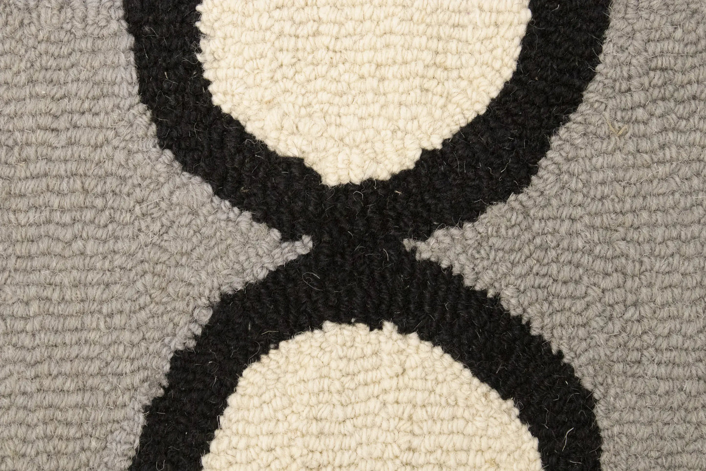 Multicolored Trellis Design Wool 5X8 Hand-Tufted