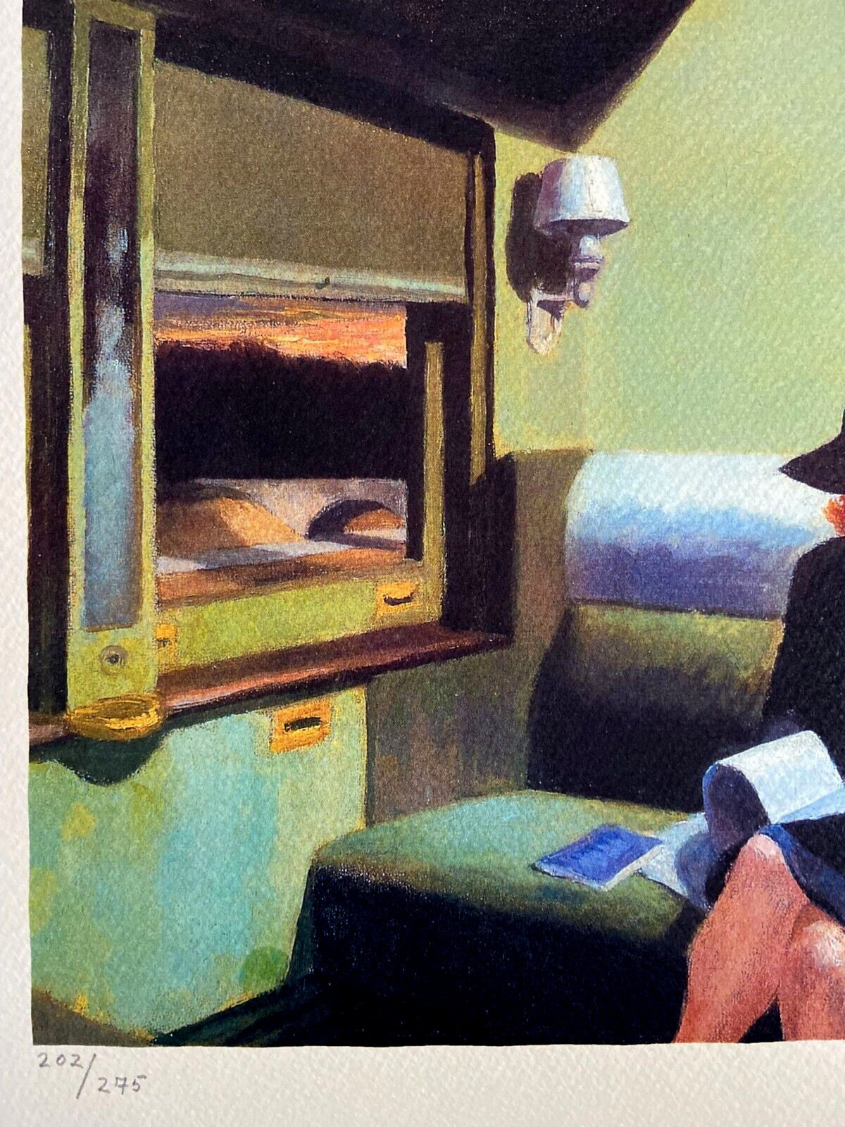 Edward Hopper Lithograph Coa - Original