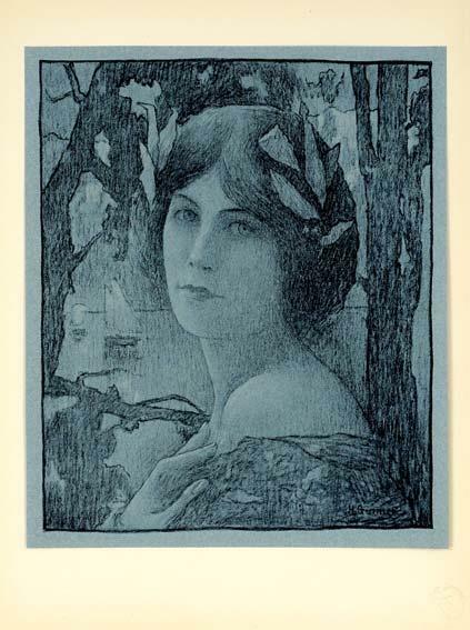 Estampe Moderne Original French Poster Nuit Douce By Guinier 1897