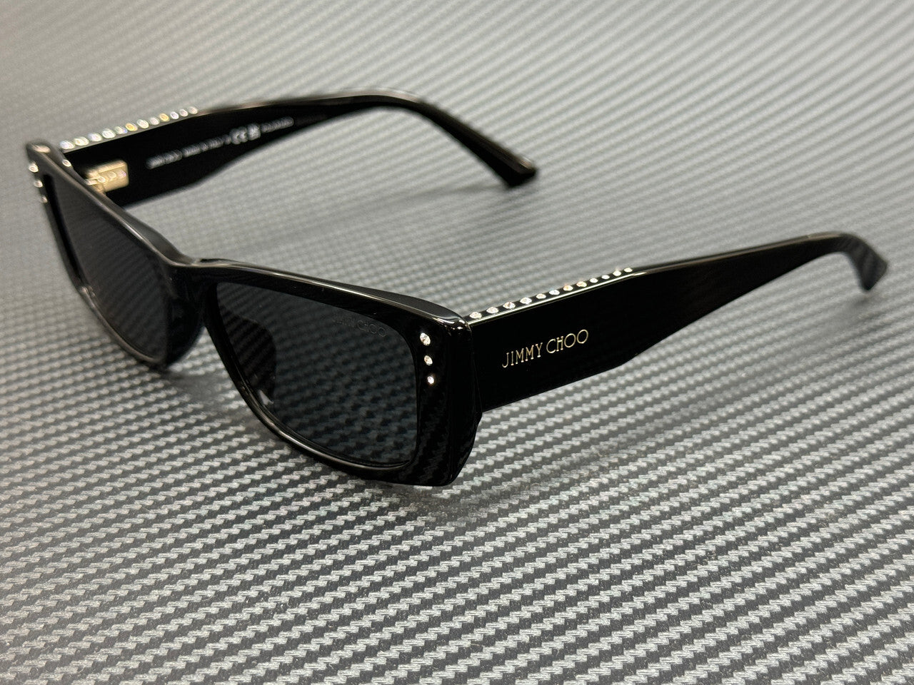 Jimmy Choo Jc50002Bu 500081 Black Grey Polarized