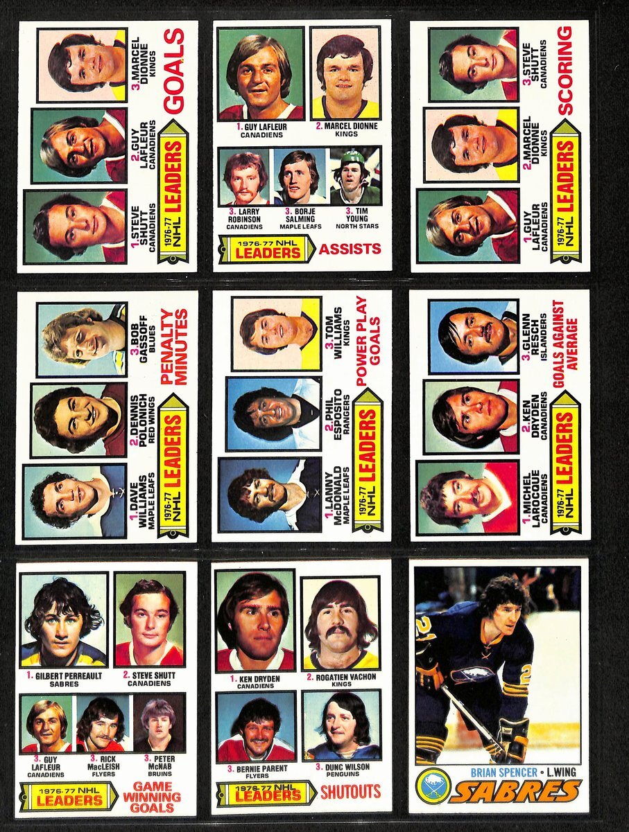 1977-78 Topps Hockey Cards Complete Set (1-264)