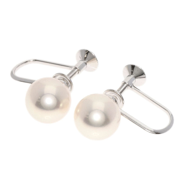 MIKIMOTO Earring Akoya pearl Pearl K18 White