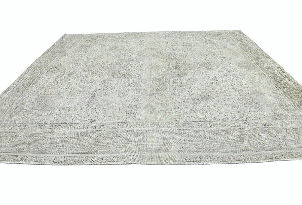 Handmade Antique Distressed Oriental Rug Muted