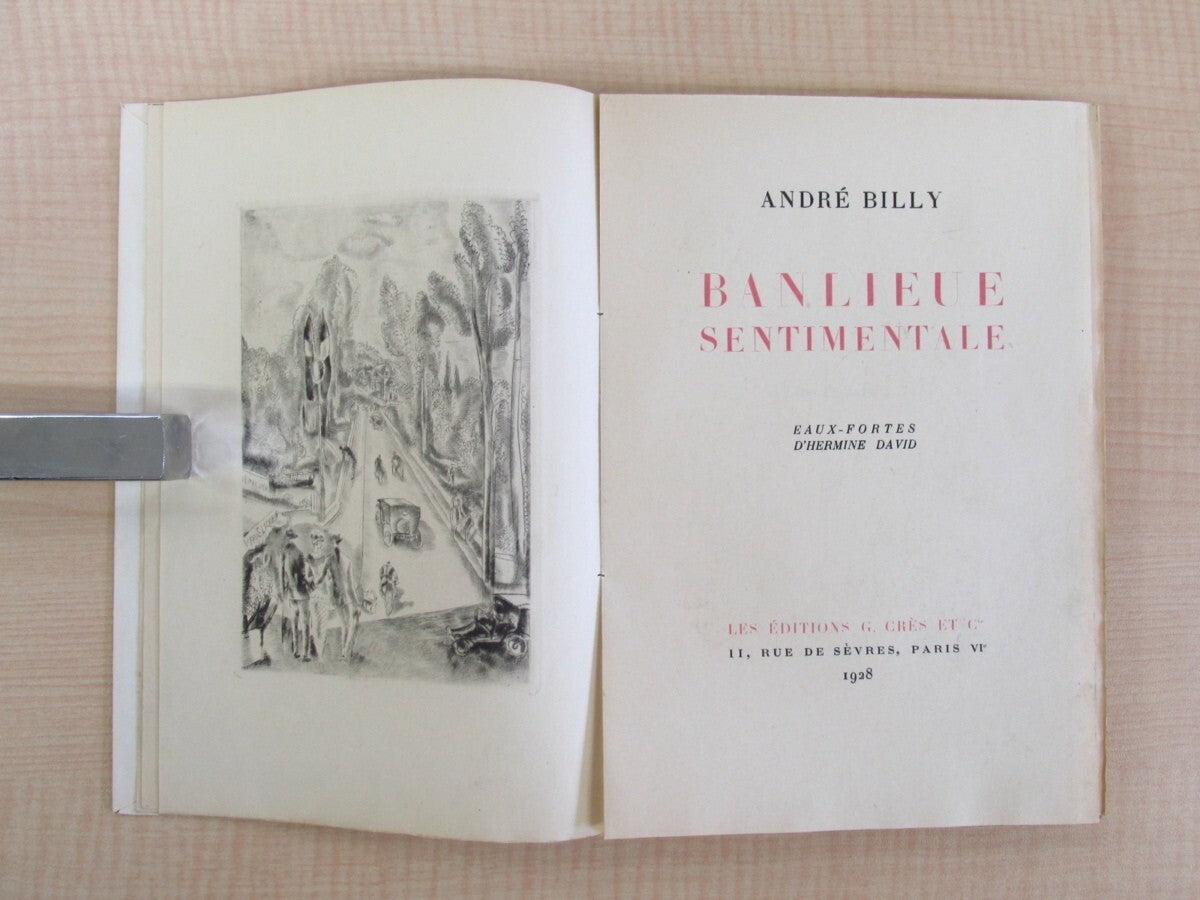 Banlieue Sentimentale By Andr Billy, Illustrated