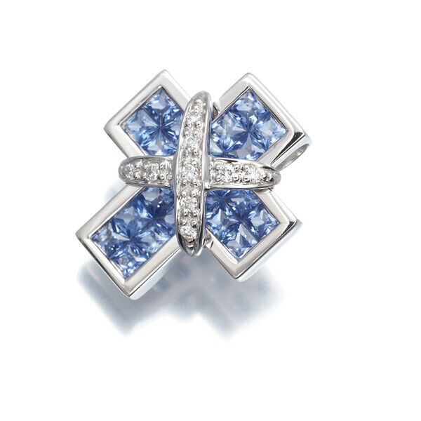 LES ESSENTIELLES Pendant Sapphire Diamond