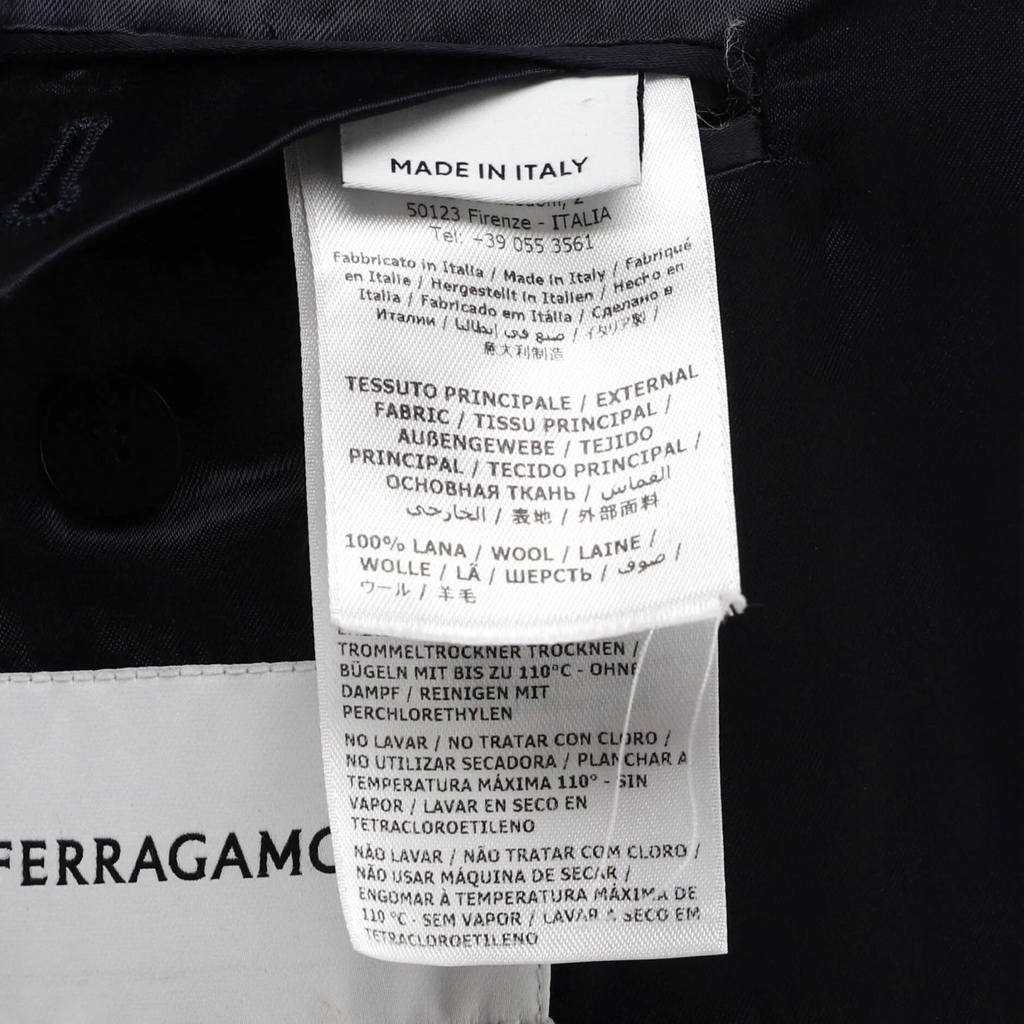 Salvatore Ferragamo Men'S Hooded Three Pocket Coat Wool