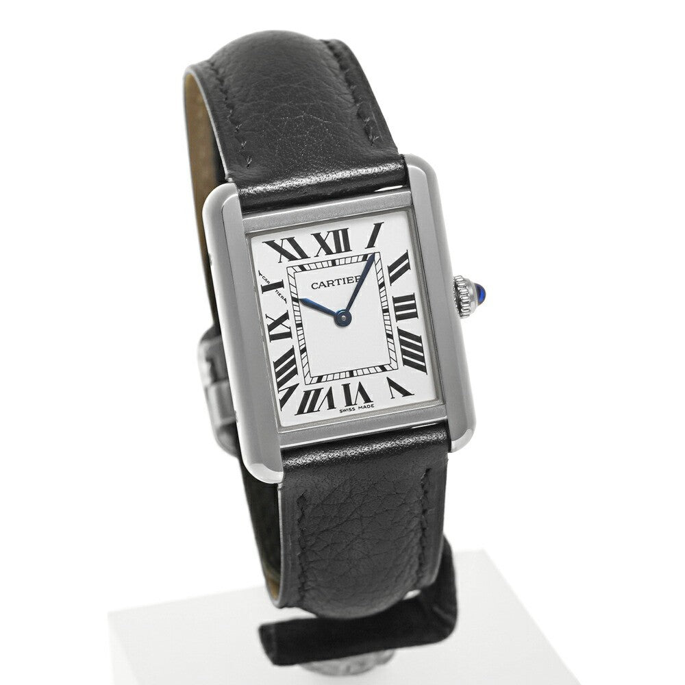 Cartier Tank Solo Wsta0030 Silver Ladies Used Watch #52212