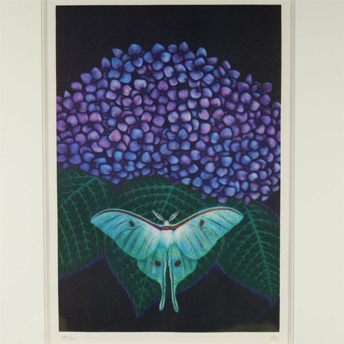 Matazo Kayama 1992 Original Etching Mezzotint Signed Framed Japanese Modern Art