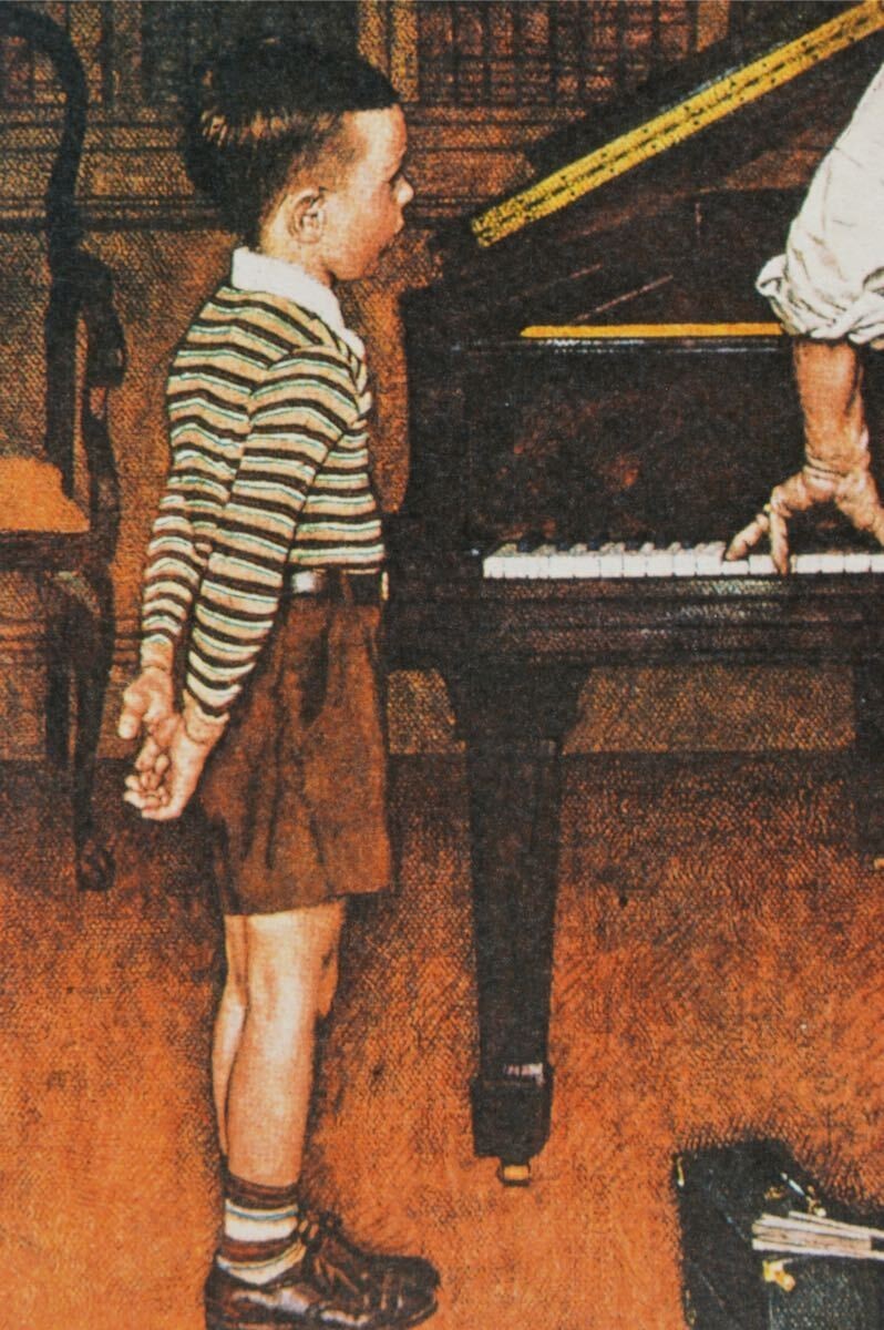 Norman Rockwell Diamond Screening The Piano Tuner Limited Edition Print 176/300