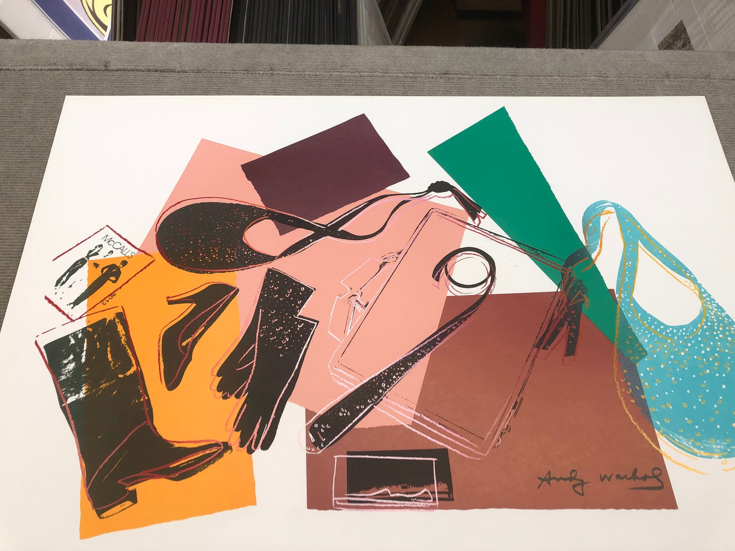 Andy Warhol Halston Advertising Campaign Poster " Serigraph Po