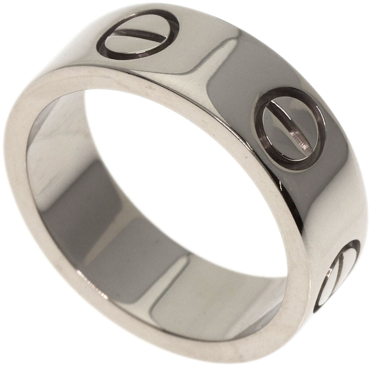 Cartier Ring Love Ring #47 K18 White Gold