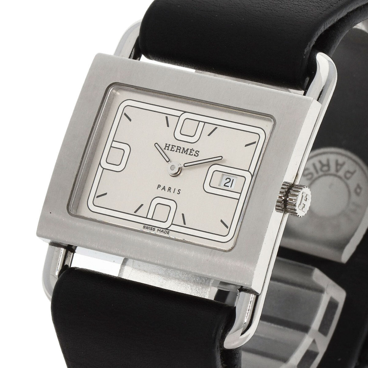 Hermes Valenia Watches Ba1.510 Stainless