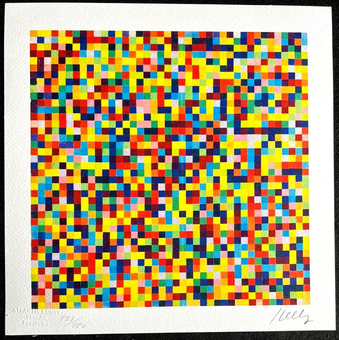 Ellsworth Kelly Lithograph Coa Signed Op Numbered