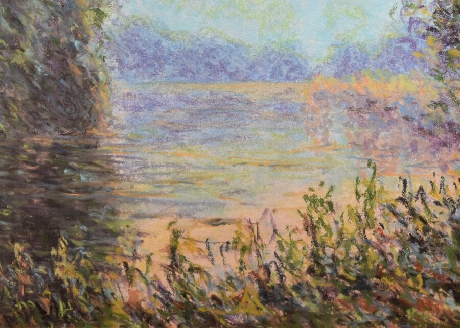 Rodolphe Planquette Signed Pastel On Paper